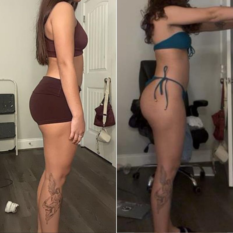 Natural glute building progress