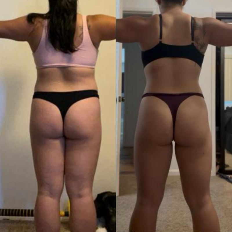 Glute type training results