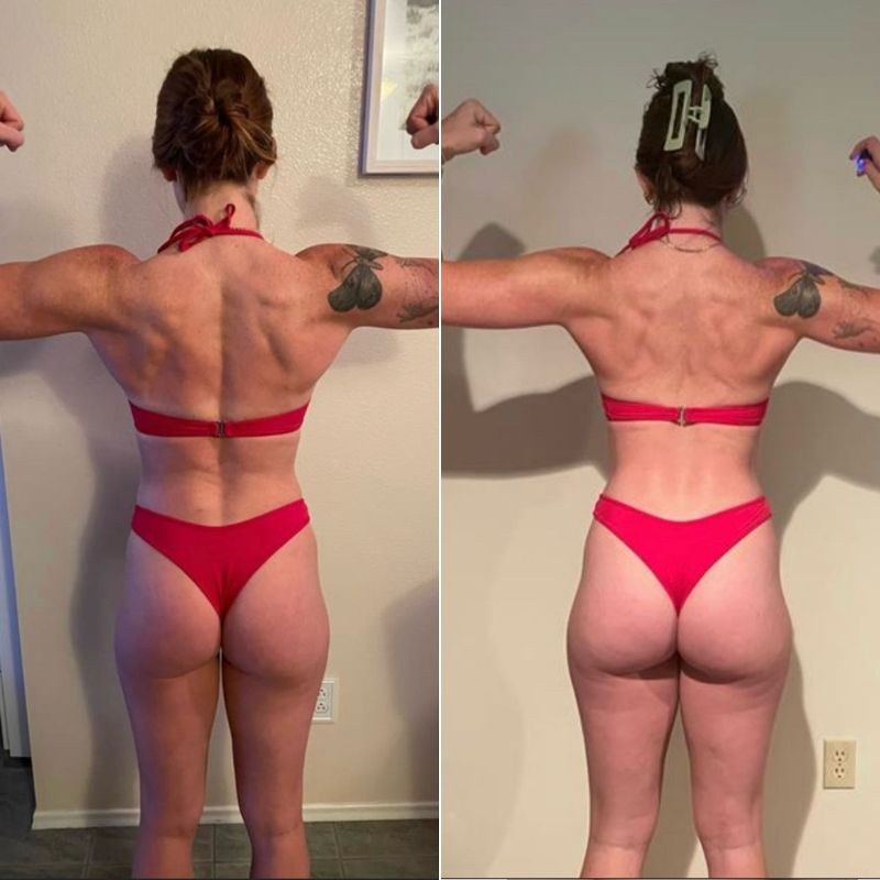 Home glute training results