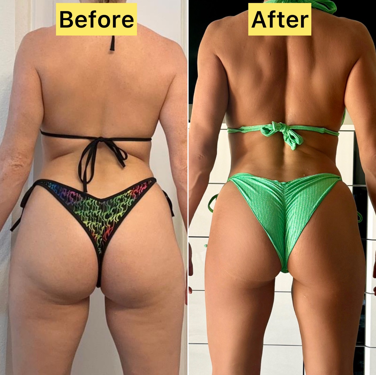 Natural glute building results